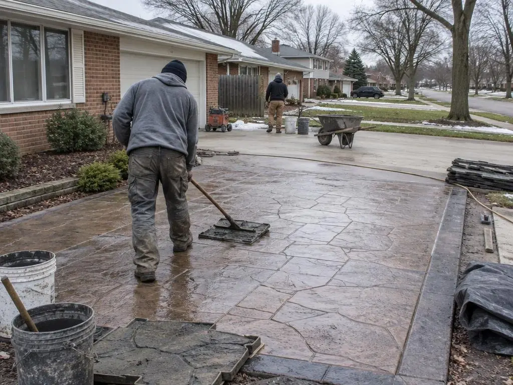 Stamped Concrete in Arlington Heights, IL